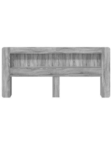 Testata del letto Grigio Sonoma Legno ingegnerizzato