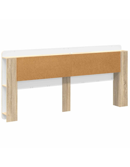 Testata del letto Rovere Sonoma Legno ingegnerizzato