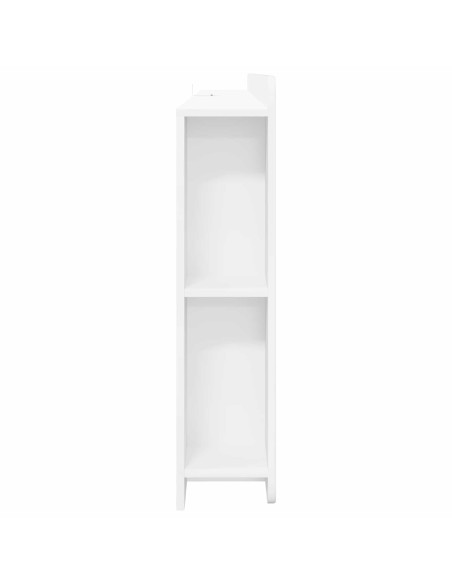 Testata del letto Bianco Lucido Legno ingegnerizzato
