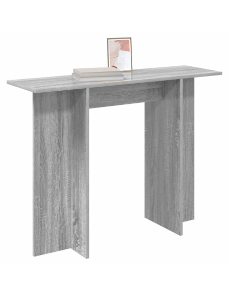 Tavolo consolle Grigio Sonoma 100 x 30 x 75 cm