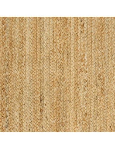 Tappeti per area Naturale e Grigio 240 x 240 cm Juta