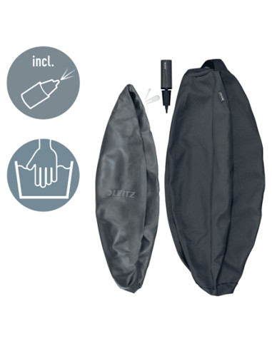 Leitz Active Sitzball 55cm Grigio Interno Sfera