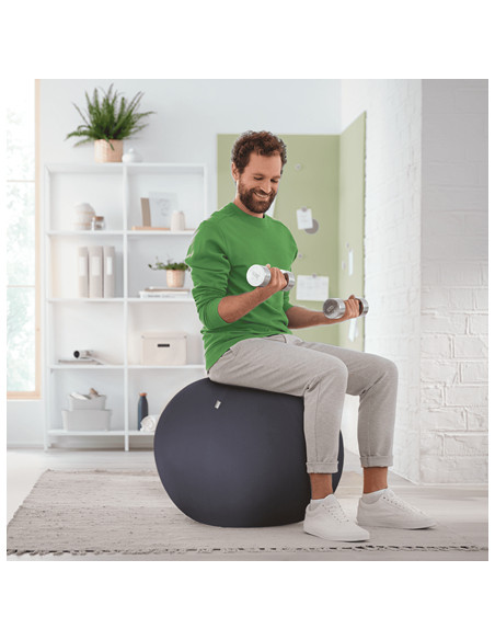 Leitz Active Sitzball 55cm Grigio Interno Sfera