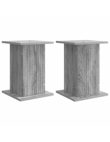 Supporto per piante 2 pcs Grigio Sonoma 30,5 x 30 x 43 cm