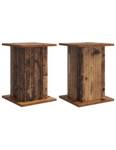 Supporto per piante 2 pcs Legno antico 30,5 x 30 x 43 cm 2