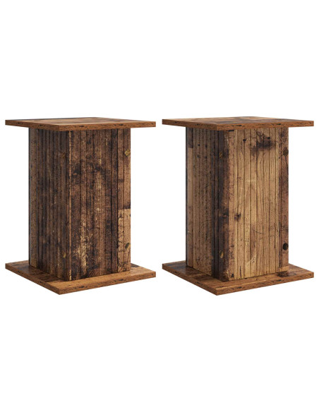 Supporto per piante 2 pcs Legno antico 30,5 x 30 x 43 cm