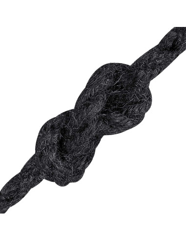 Corda di Juta 6 Nero 100% juta Tossa