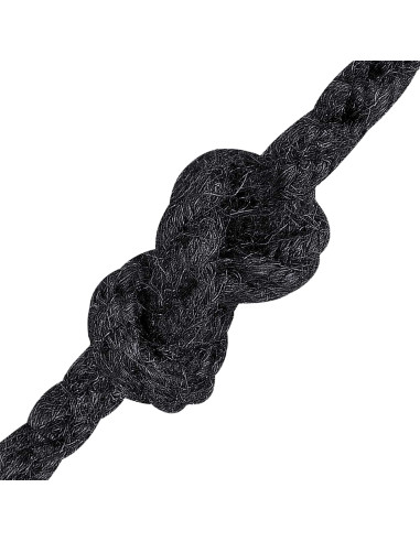 Corda di Juta 8 Nero 100% juta Tossa