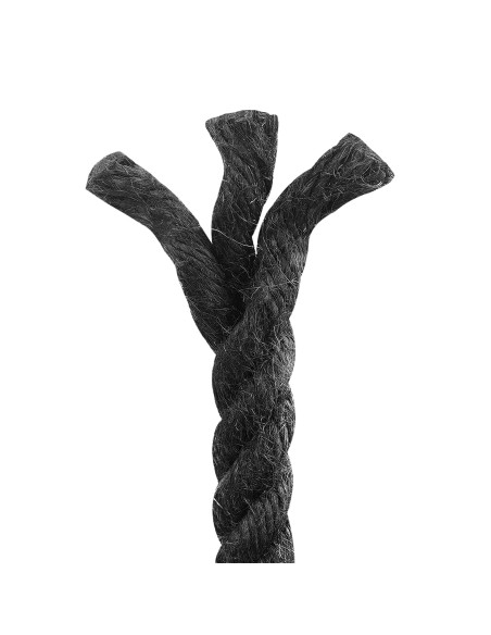 Corda di Juta 12 Nero 100% juta Tossa