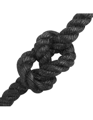 Corda di Juta 12 Nero 100% juta Tossa
