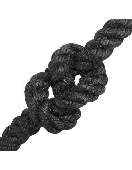 Corda di Juta 14 Nero 100% juta Tossa
