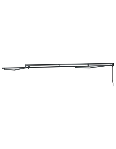 Telaio di tenda manuale Regolabile Antracite 4 x 2 m Acciaio
