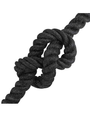 Corda di Juta 16 Nero 100% juta Tossa