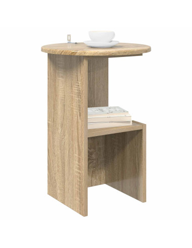 Tavolo laterale Rovere Sonoma Ø 39,5 x 55 cm