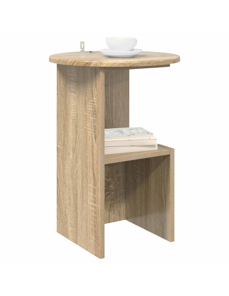 Tavolo laterale Rovere Sonoma Ø 39,5 x 55 cm