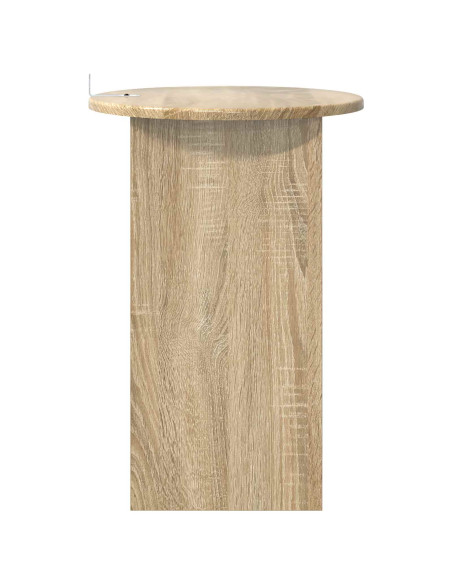 Tavolo laterale Rovere Sonoma Ø 39,5 x 55 cm