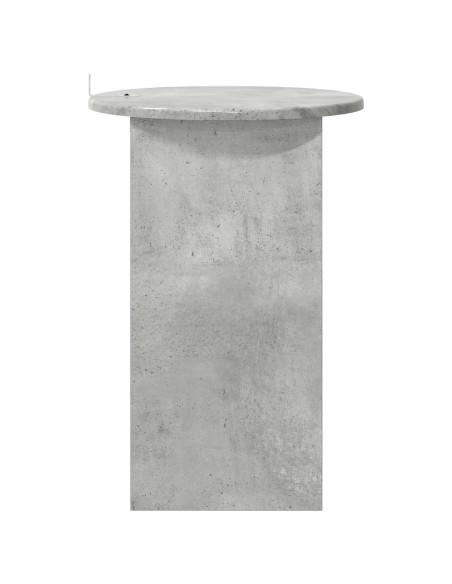 Tavolo laterale Grigio Cemento Ø 39,5 x 55 cm