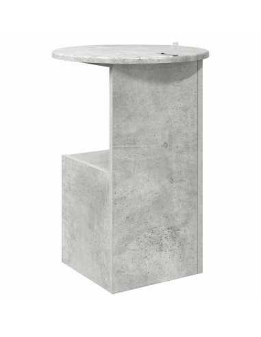 Tavolo laterale Grigio Cemento Ø 39,5 x 55 cm