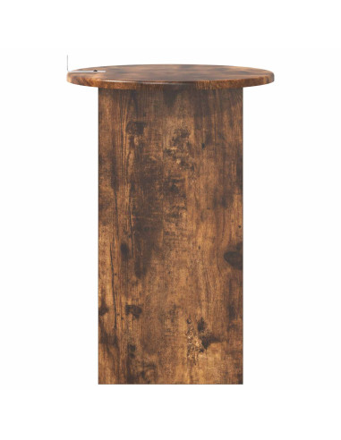 Tavolo laterale Rovere Fumo Ø 39,5 x 55 cm Legno ingegnerizzato