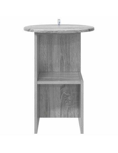 Tavolo laterale Grigio Sonoma Ø 39,5 x 55 cm