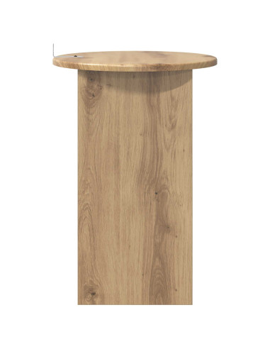 Tavolo laterale Rovere Artigianale Ø 39,5 x 55 cm
