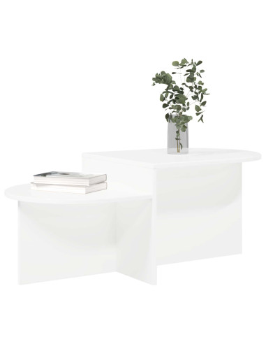 Tavolino da salotto Bianco 100 x 50 x 40 cm