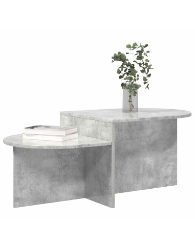 Tavolino da salotto Grigio Cemento 100 x 50 x 40 cm