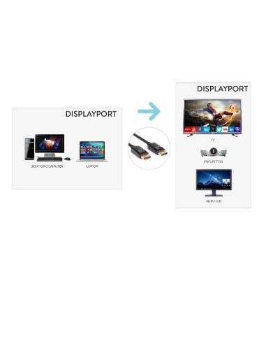 CAVO DISPLAYPORT 1.3 M/M 300CM