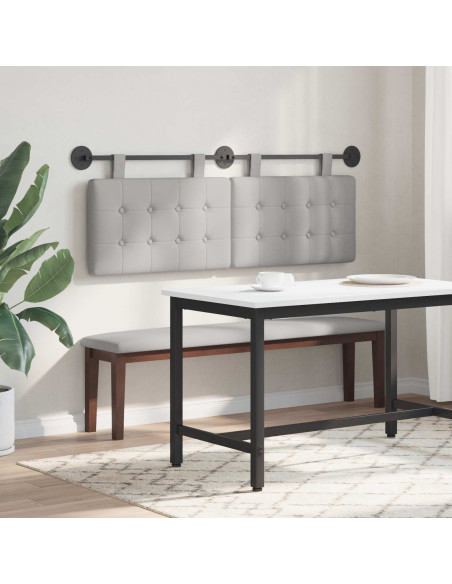 Testata appesa Grigio Nuvola 150 x 55 x 5 cm Tessuto