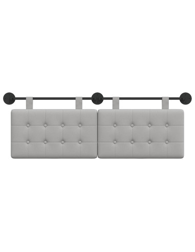 Testata appesa Grigio Nuvola 150 x 55 x 5 cm Tessuto