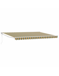 Tenda da Sole Verde e Giallo 450 x 300 x 165 cm 2