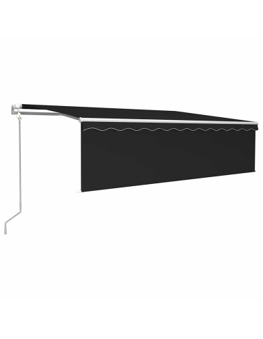 Tenda Automatica con Parasole Sensore Vento e LED 5x3 Antracite