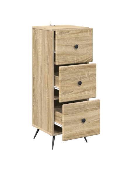 Mobile con Cassetti Rovere Sonoma 33 x 34,5 x 90 cm