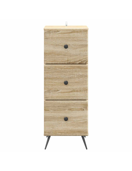 Mobile con Cassetti Rovere Sonoma 33 x 34,5 x 90 cm