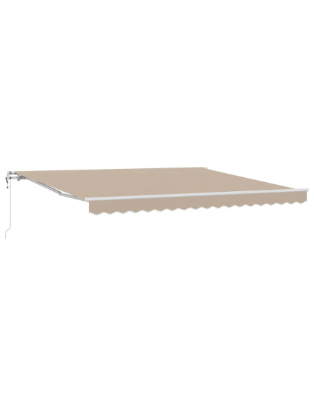Tettuccio Elettrico Retrattile Beige 400 × 350 cm