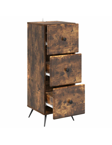 Mobile con Cassetti Rovere Fumo 33 x 34,5 x 90 cm