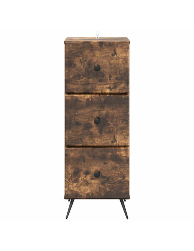 Mobile con Cassetti Rovere Fumo 33 x 34,5 x 90 cm
