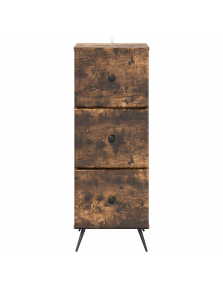 Mobile con Cassetti Rovere Fumo 33 x 34,5 x 90 cm