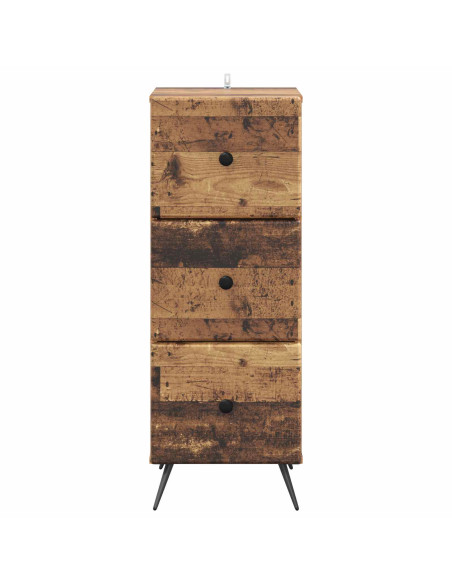 Mobile con Cassetti Legno antico 33 x 34,5 x 90 cm