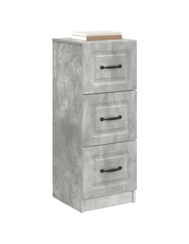 Mobile con Cassetti Grigio Cemento 33 x 34,5 x 87 cm