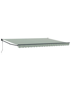 Tenda da Sole Verde e Bianco 450 x 300 x 165 cm 2