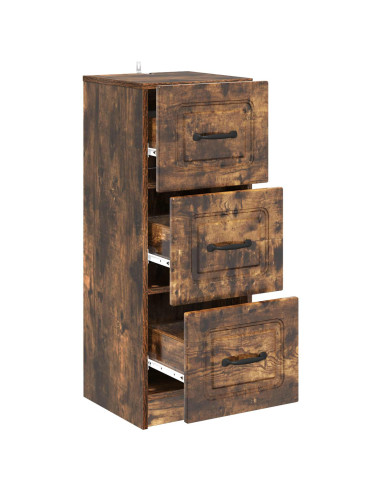 Mobile con Cassetti Rovere Fumo 33 x 34,5 x 87 cm