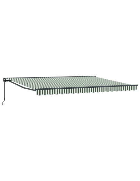 Struttura della tenda Verde e Bianco 450 × 300 cm