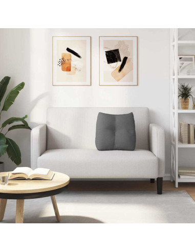 Cuscino per Schiena Grigio scuro 45 x 24 x 50 cm Tessuto