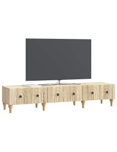 Mobile TV Rovere Sonoma 147 x 34,5 x 30 cm Legno ingegnerizzato 2