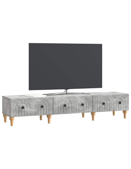 Mobile TV con cassetto Grigio Cemento 147 x 34,5 x 30 cm