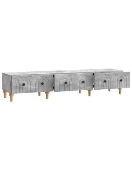 Mobile TV con cassetto Grigio Cemento 147 x 34,5 x 30 cm