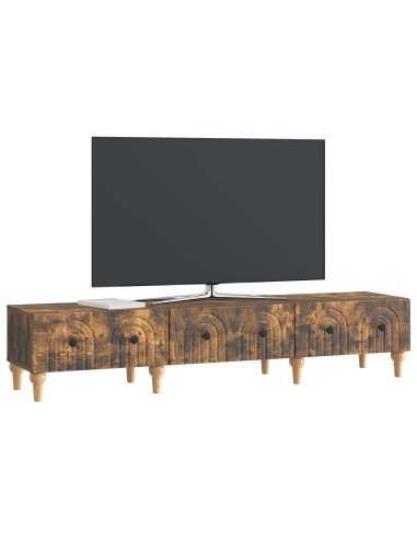 Mobile TV Rovere Fumo 147 x 34,5 x 30 cm Legno ingegnerizzato