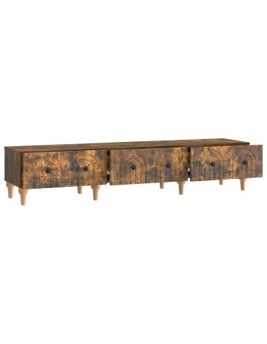 Mobile TV Rovere Fumo 147 x 34,5 x 30 cm Legno ingegnerizzato