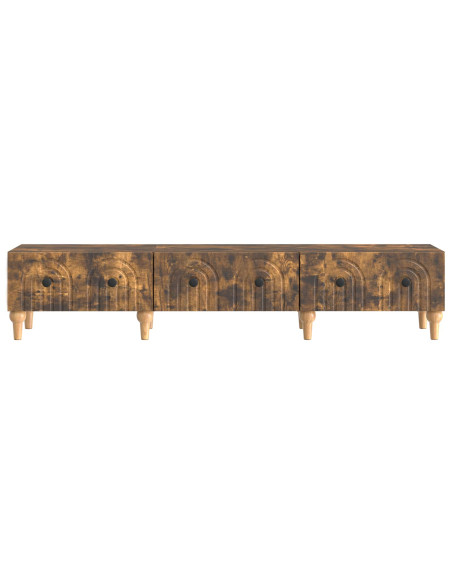 Mobile TV Rovere Fumo 147 x 34,5 x 30 cm Legno ingegnerizzato